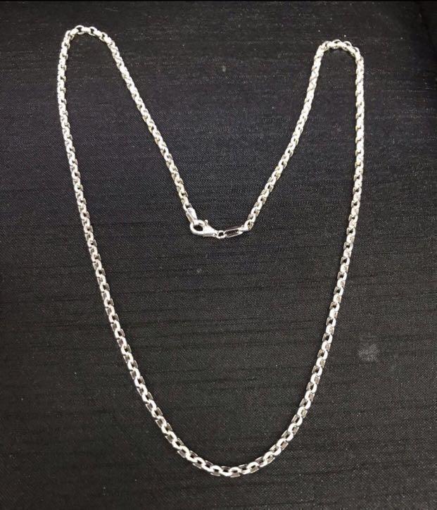 White gold clearance chain mens 18k