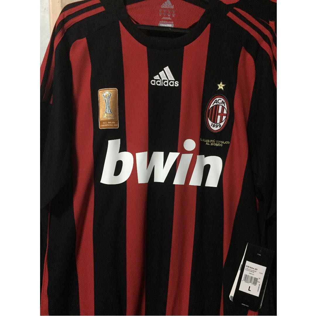 AC Milan 2008/09 S/S Home shirt MALDINI #3 w/Tags Club ...