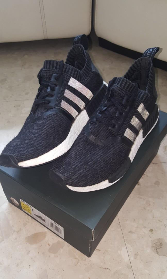 Adidas nmd r1 winter wool core black clearance