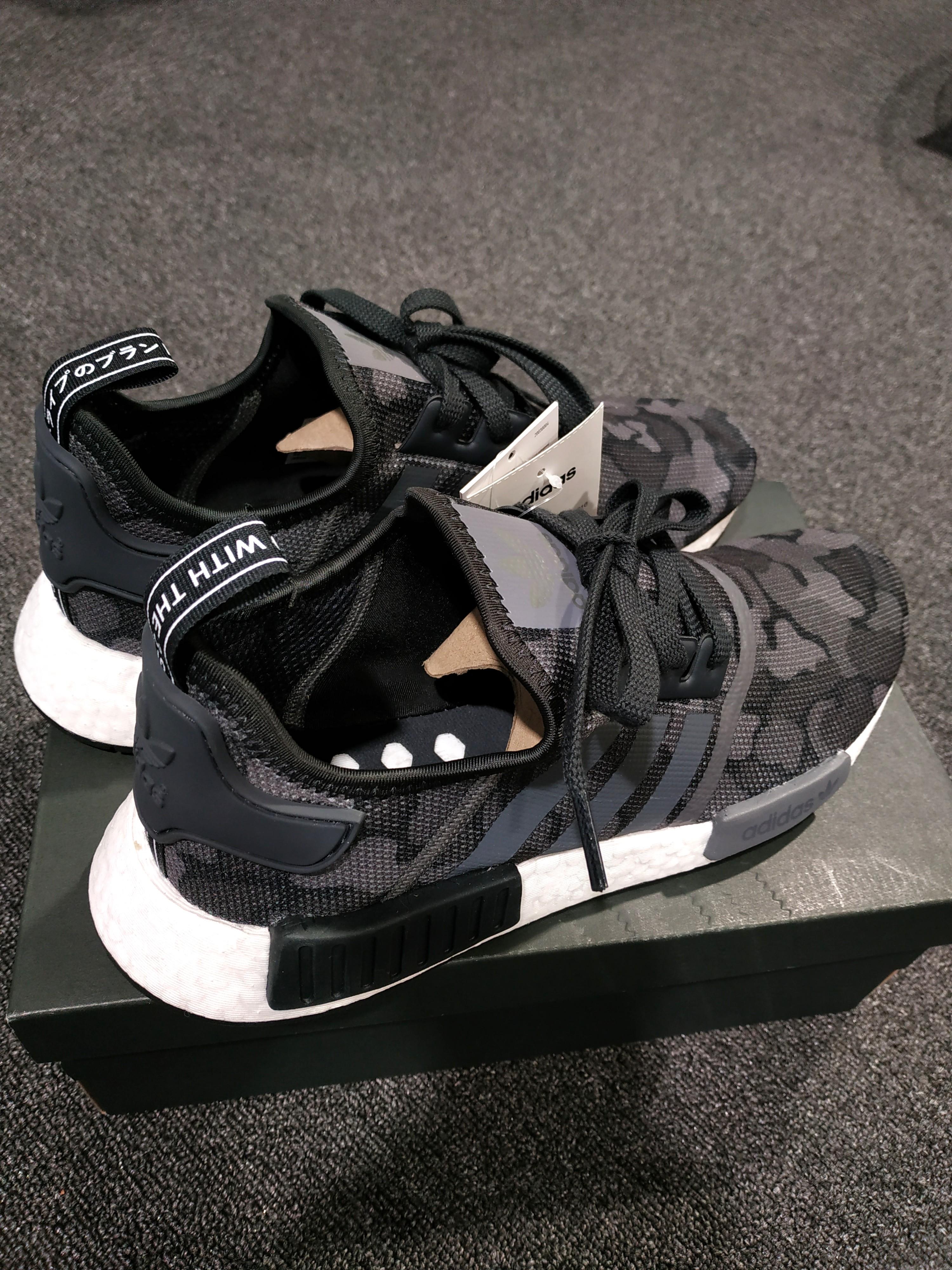 adidas nmd r1 black camo mens