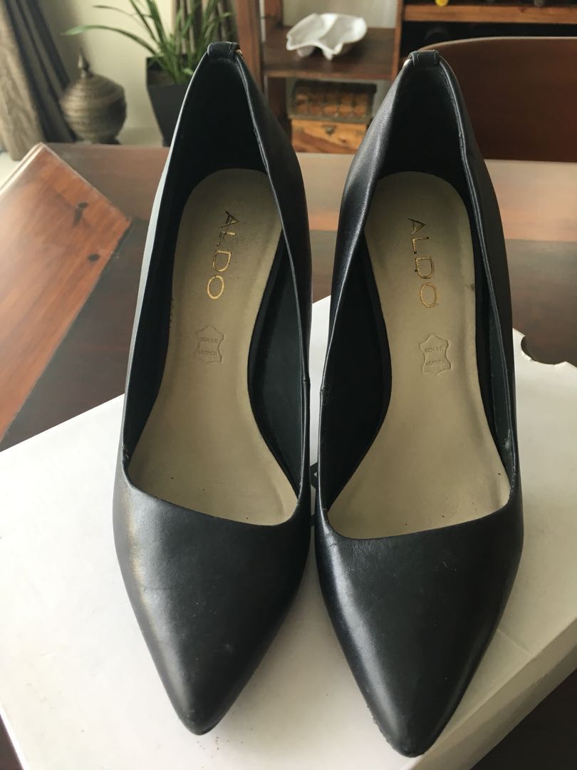 aldo leather pumps