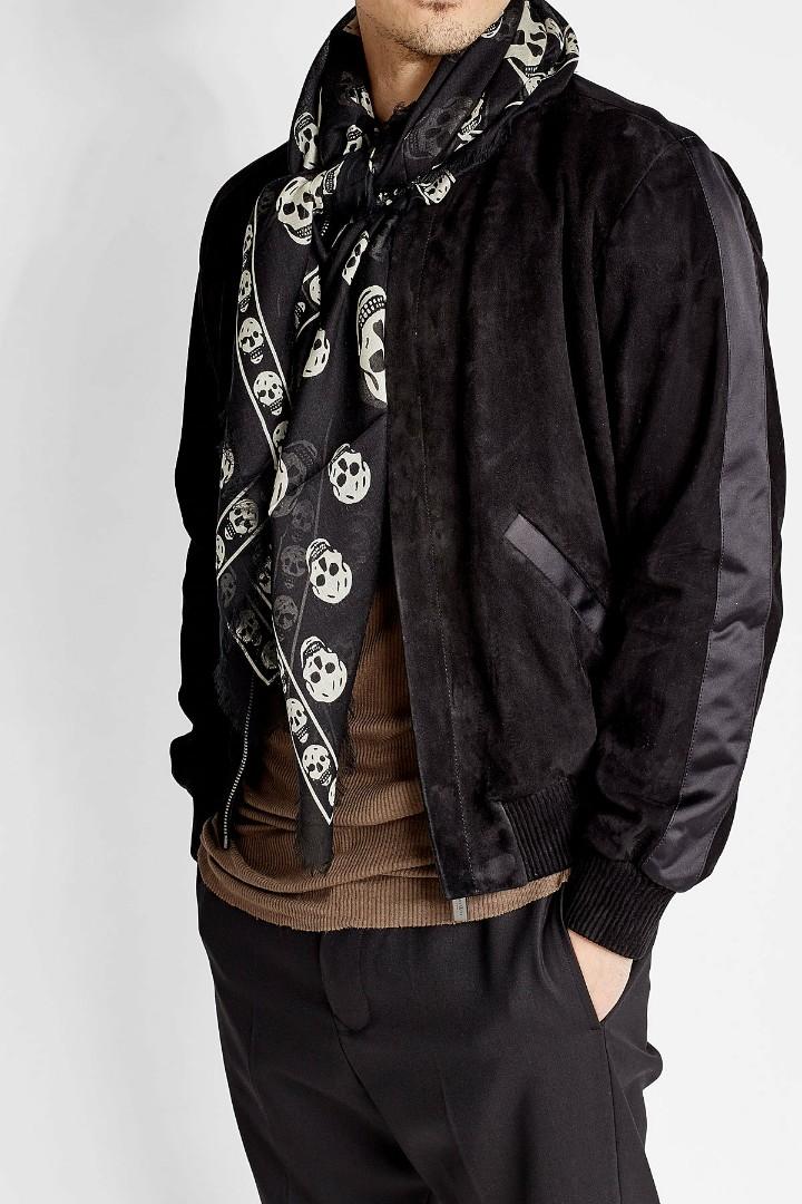 mcqueen silk scarf