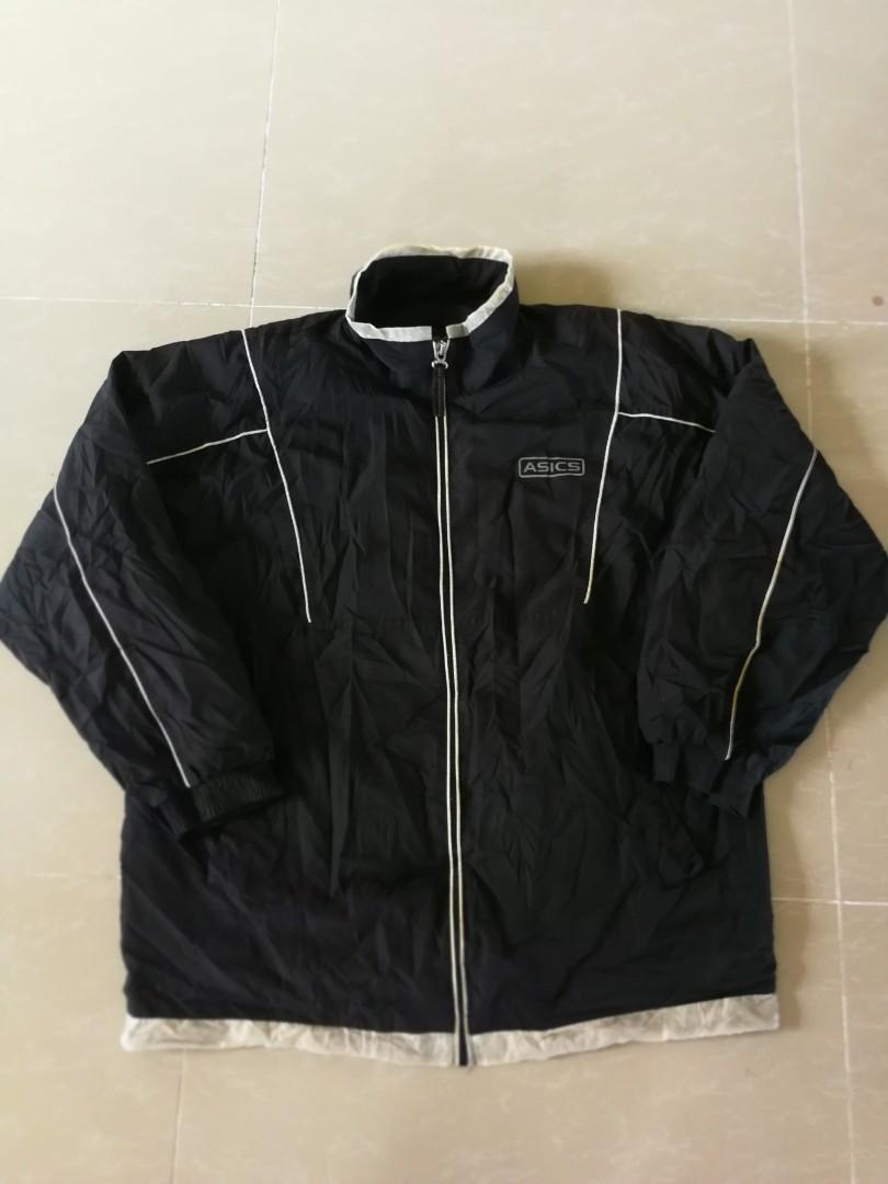 asics windbreaker mens running jacket