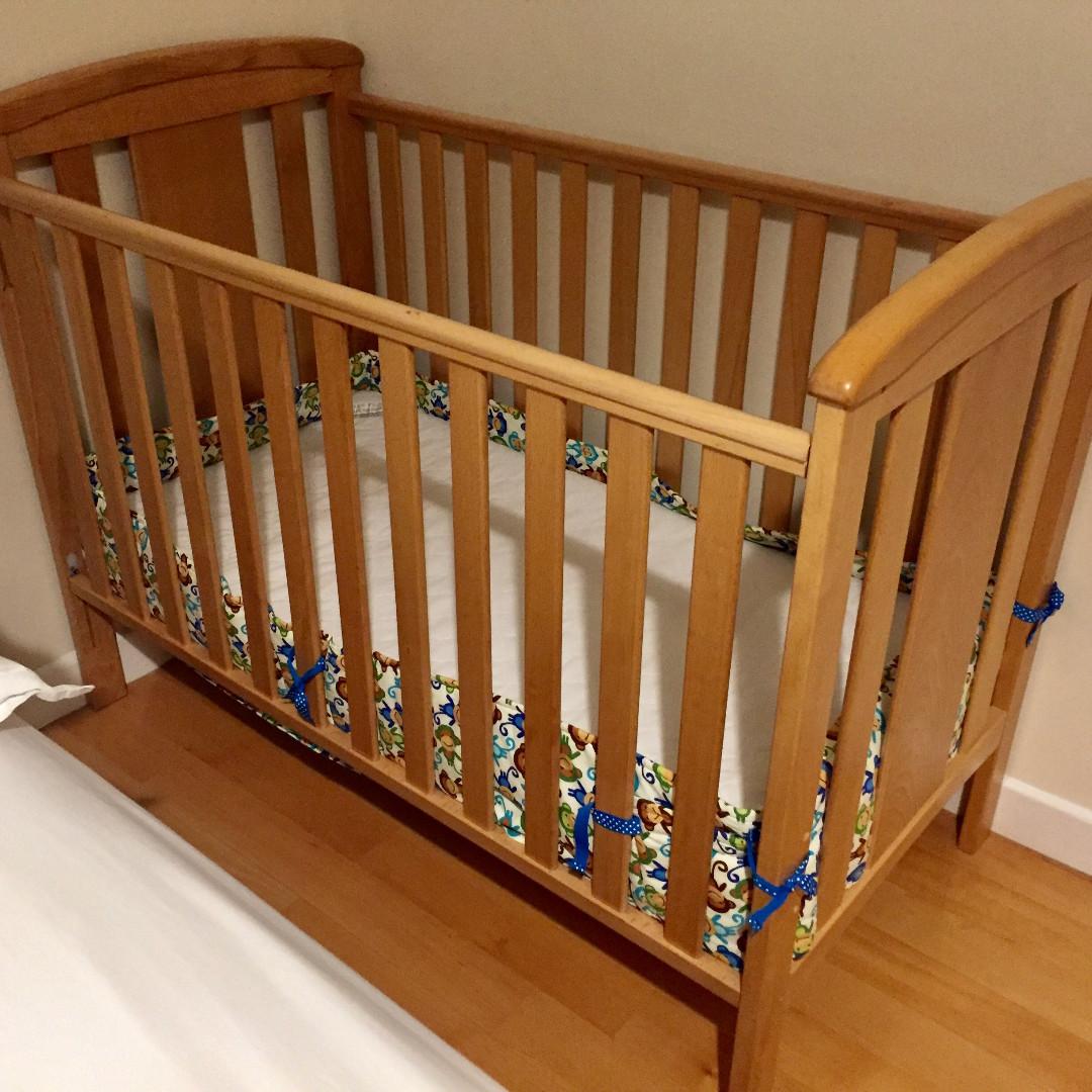 baby cot drop side