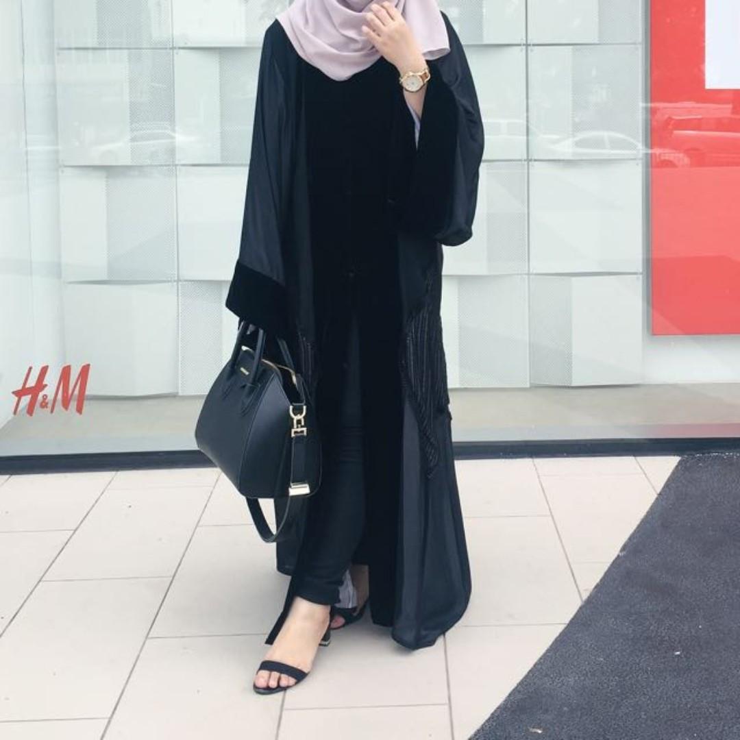 Kimono style abaya discount