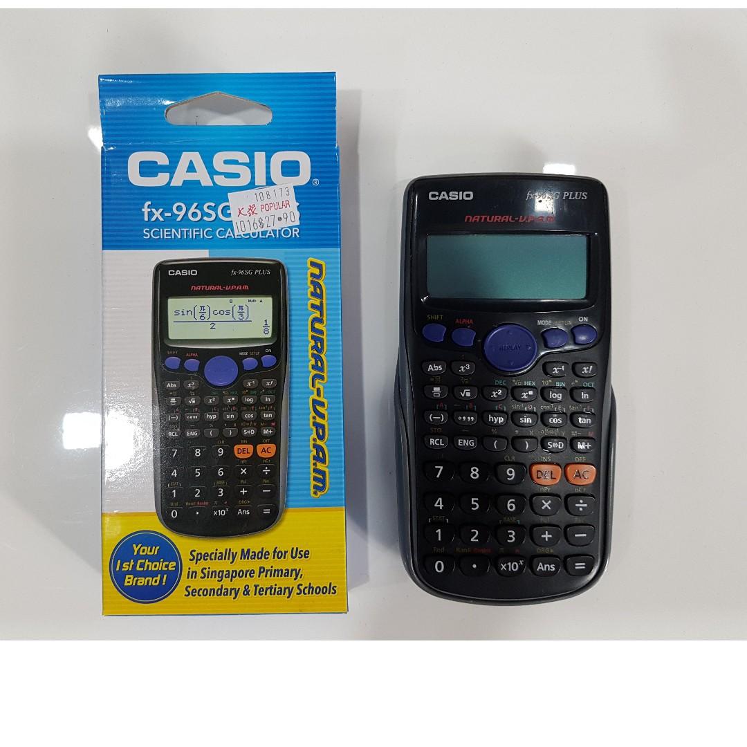 CASIO FX 96SG PLUS Hobbies Toys Stationery Craft Stationery