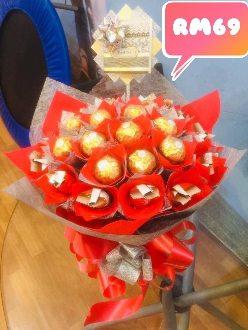 Mothers Day Hari Guru Coklat gift chocolate murah bouquet