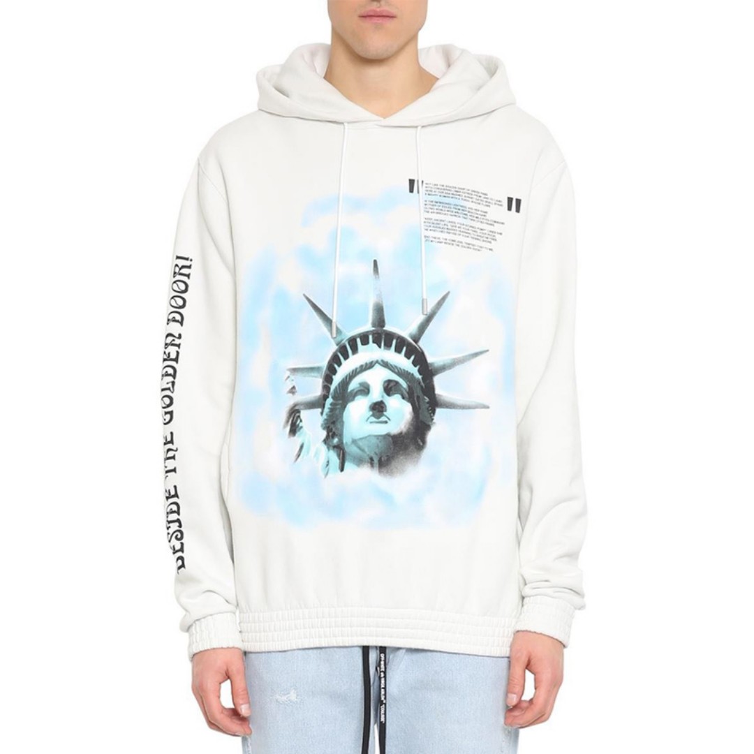 Off white liberty hoodie Clearance