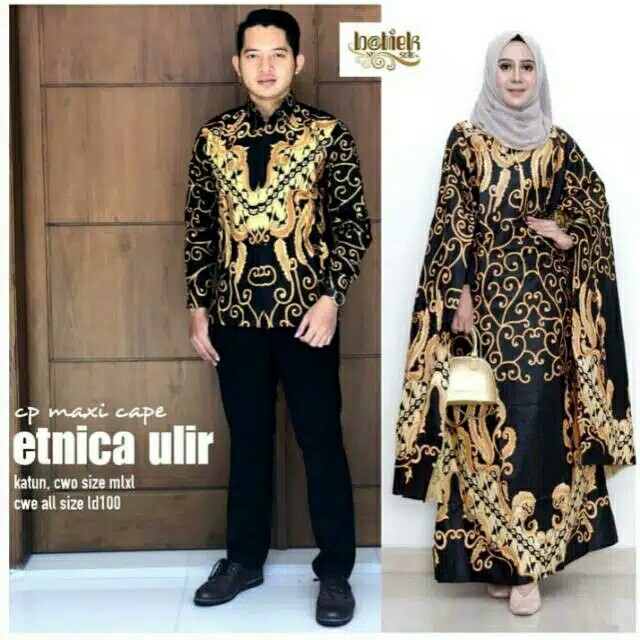 Couple Batik Gamis Women S Fashion Muslimah Fashion On Carousell