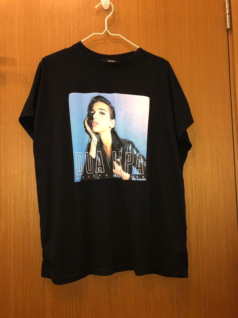 dua lipa t shirt bershka