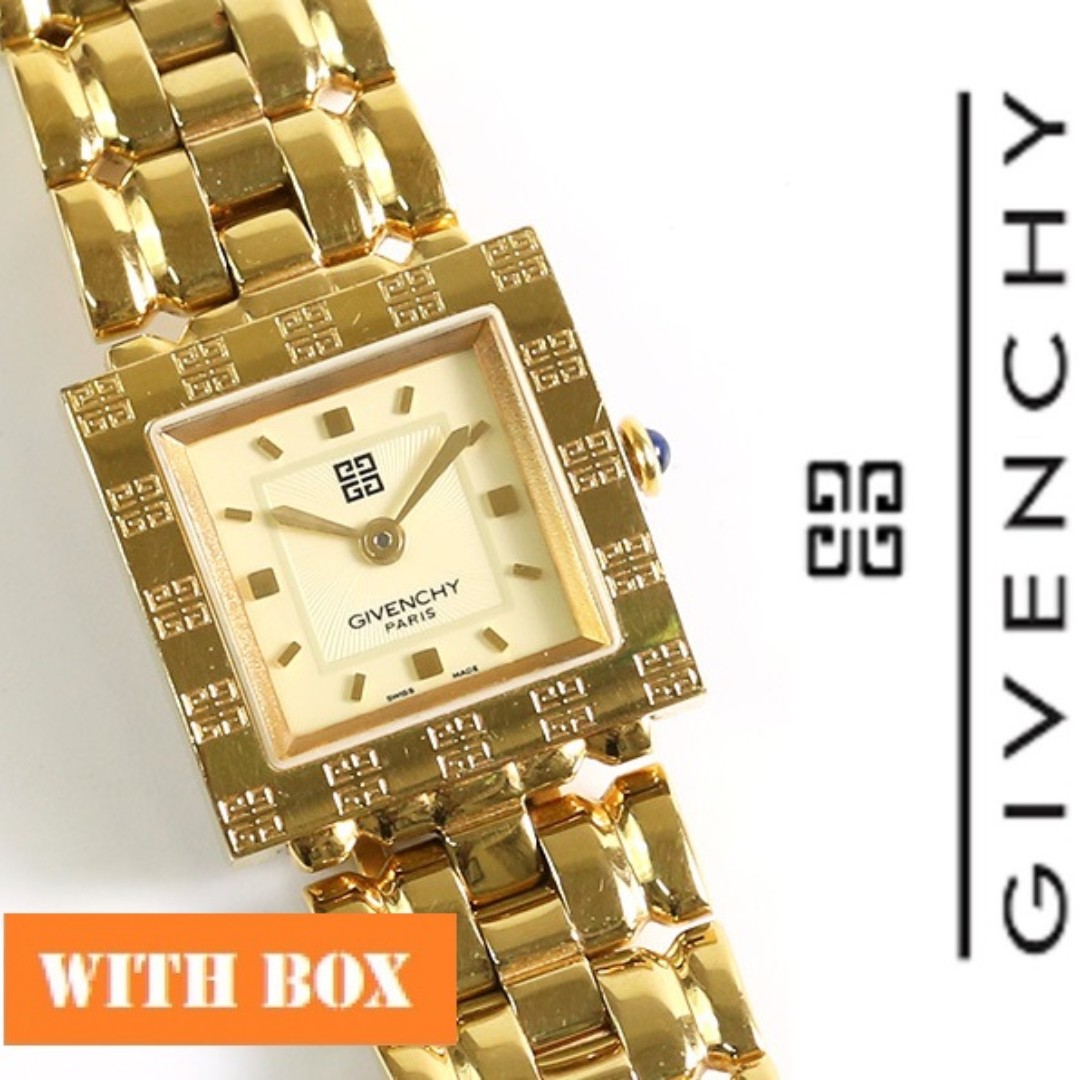 GIVENCHY VINTAGE LADIES' WATCH (WITH BOX), Luxury, Watches on Carousell