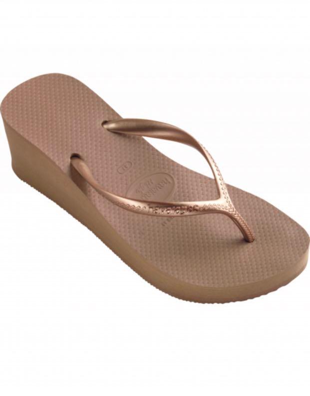 Havaianas wedge outlet rose gold