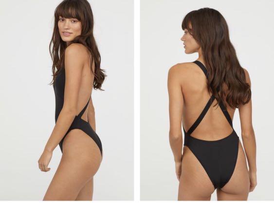 h&m high leg swimsuit