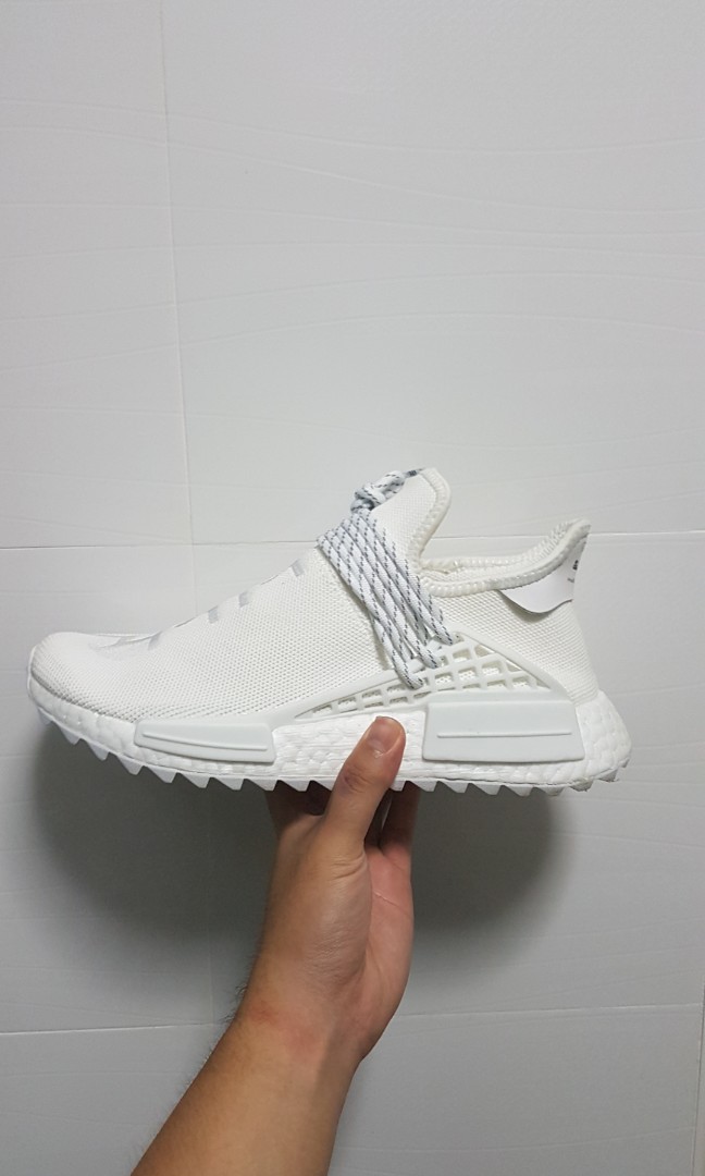 human race white canvas