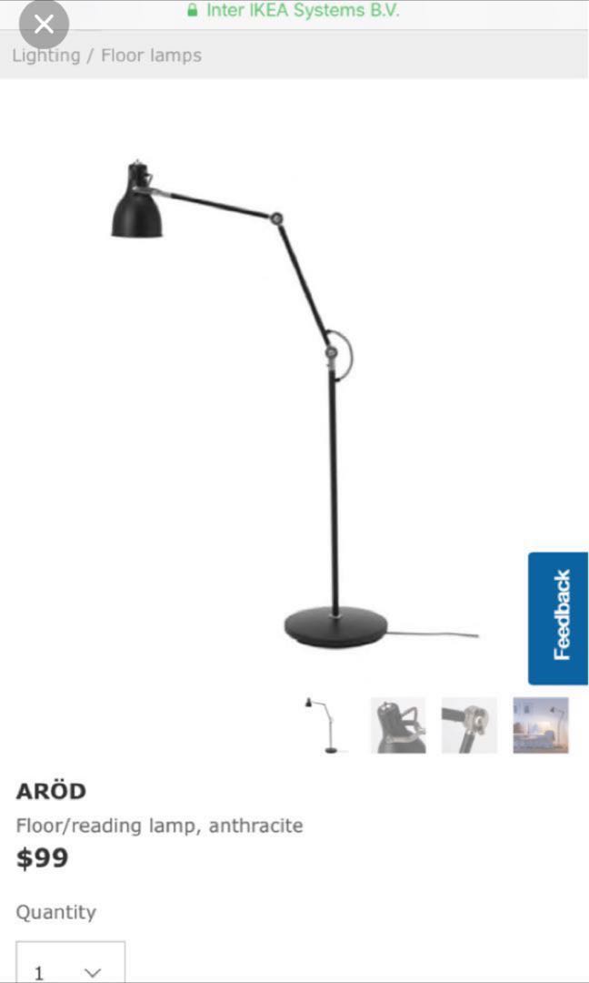 Ikea floor/reading lamp, Babies & Kids, Baby Nursery & Kids Furniture ...