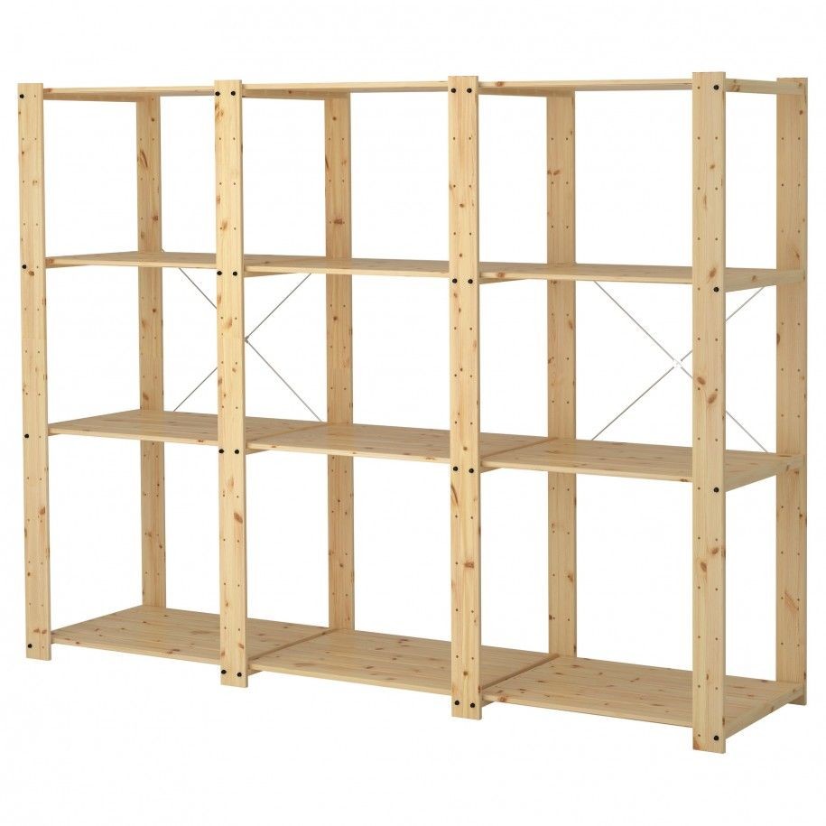 Ikea Shelf Gorm Sten Hejne Wood Wooden Furniture Shelves Drawers On Carousell