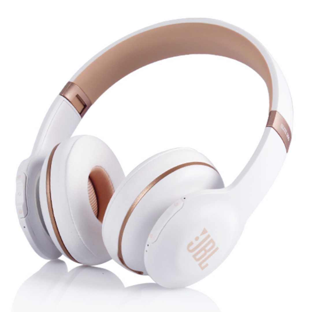 JBL Everest Elite 300 V300NXT Noise-Canceling Bluetooth On-Ear Headphone  (White)