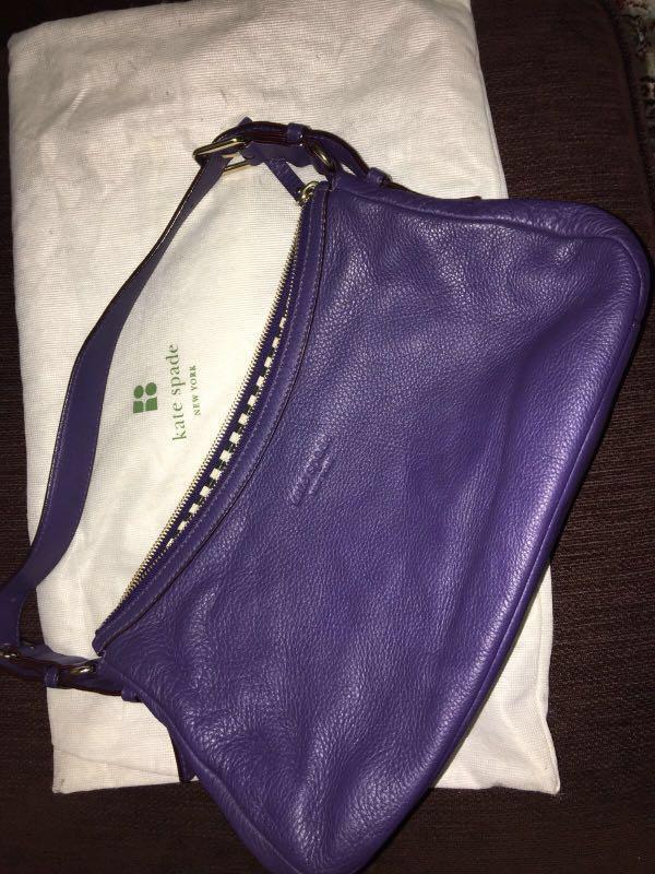 purple kate spade purse