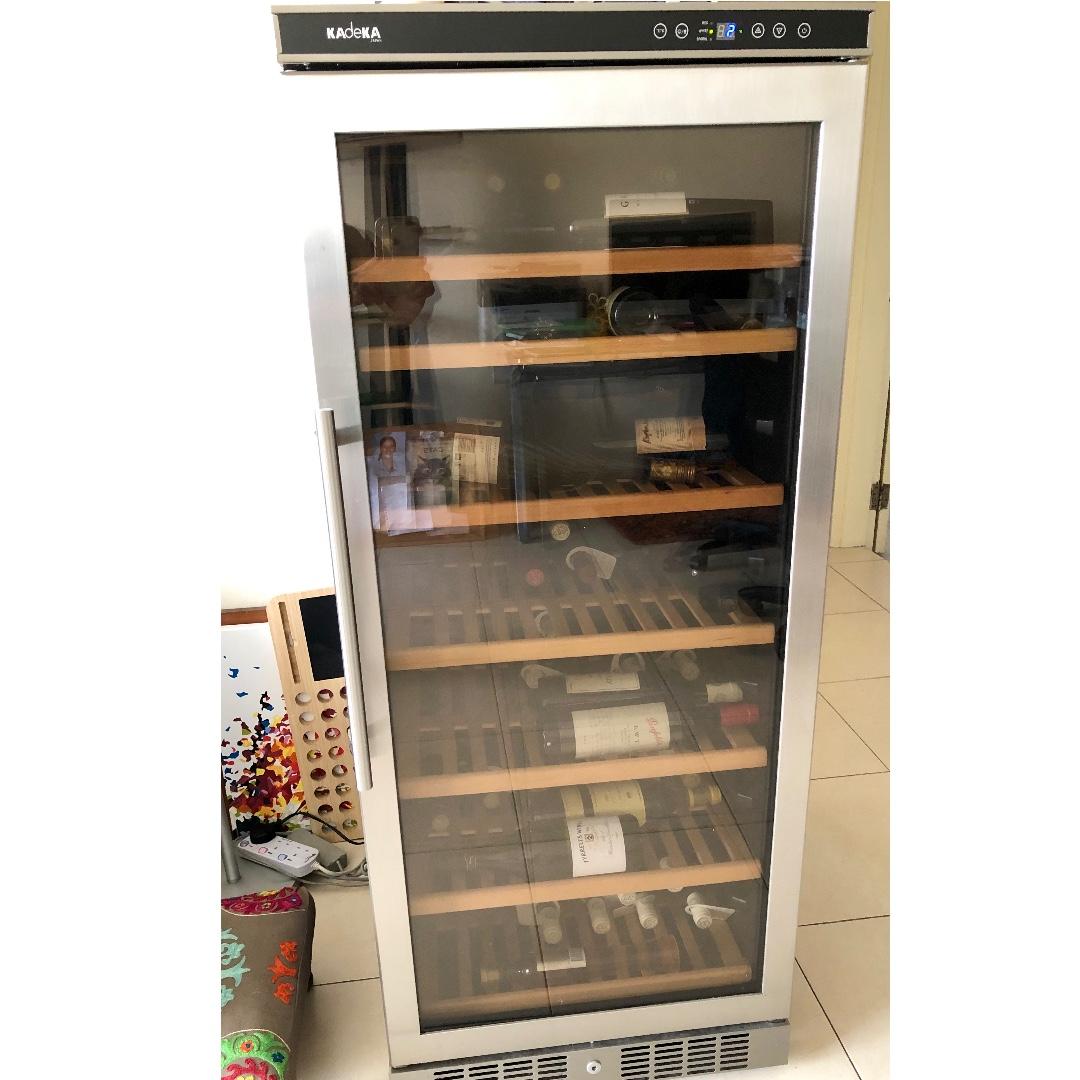 Large Wine Fridge/Chiller Kadeka KA110WR (holds 110 bottles), TV & Home Appliances, Kitchen