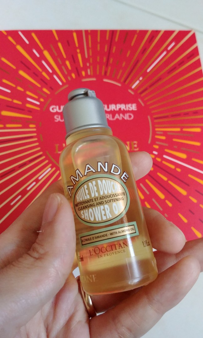 Loccitane Amande Shower Oil, Beauty & Personal Care, Bath & Body, Bath