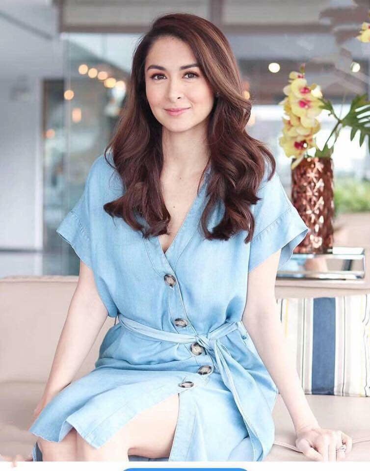 Marian Rivera Denim Dress With belt 