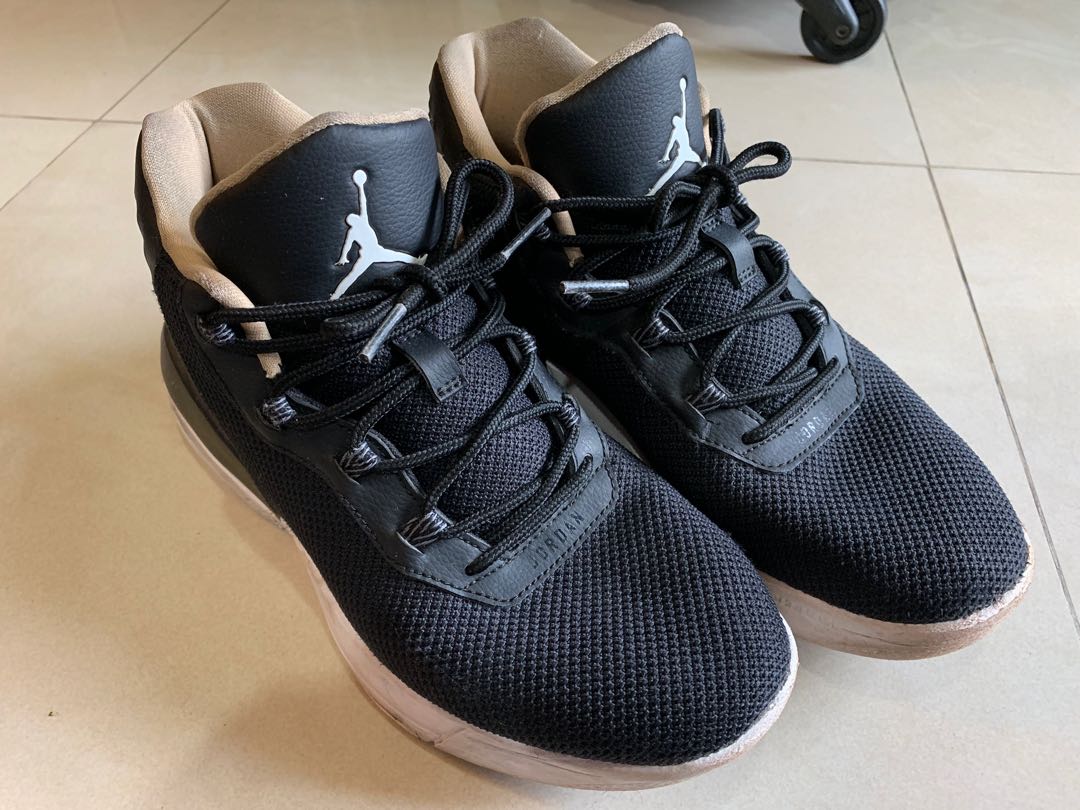 Nike Air Jordan Academy (GS) Black/Grey-Tan-White Sizes 4-8, Men's Fashion, Footwear, on Carousell