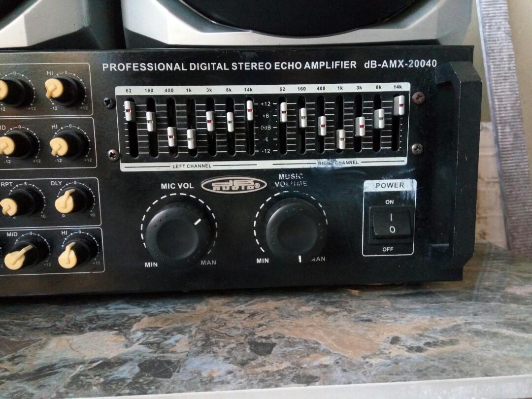 Pioneer 200 watts pair speaker with 350 watts amplifier, Audio