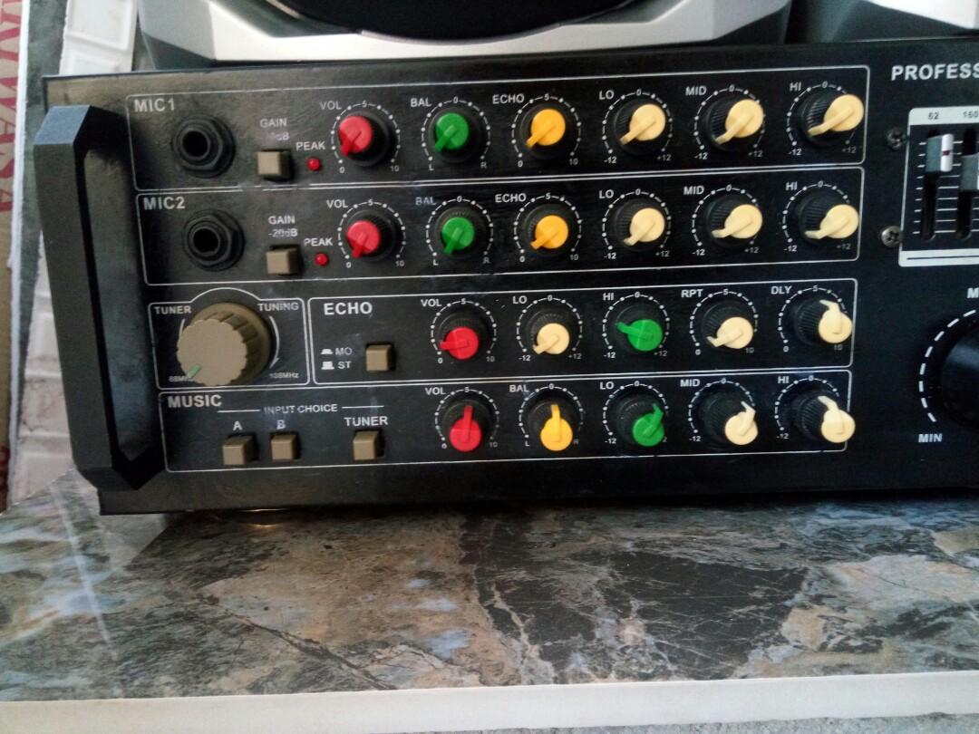 Pioneer 200 watts pair speaker with 350 watts amplifier, Audio