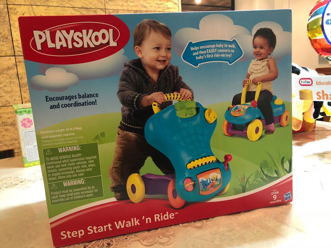 playskool step start walk n ride instructions