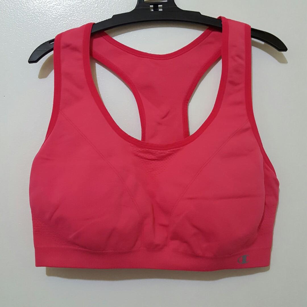 Champion Double Dry Sports Bra, Women's Fashion, Activewear on Carousell