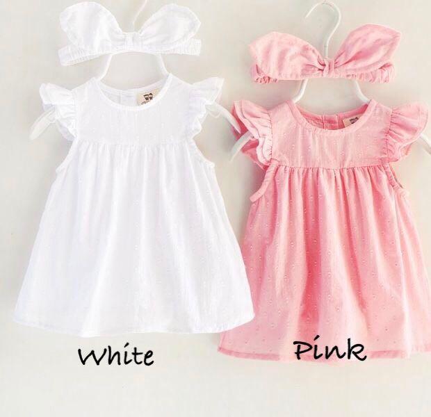 baby frock with hair band