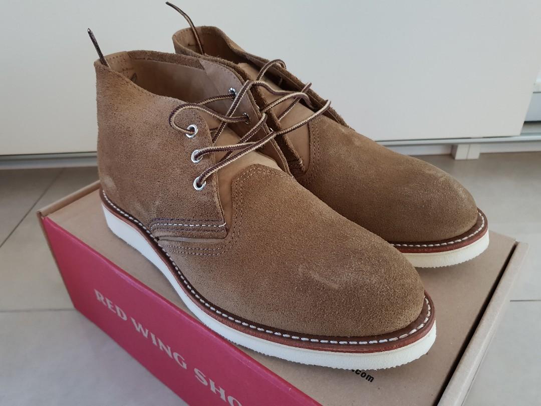 red wing chukka olive