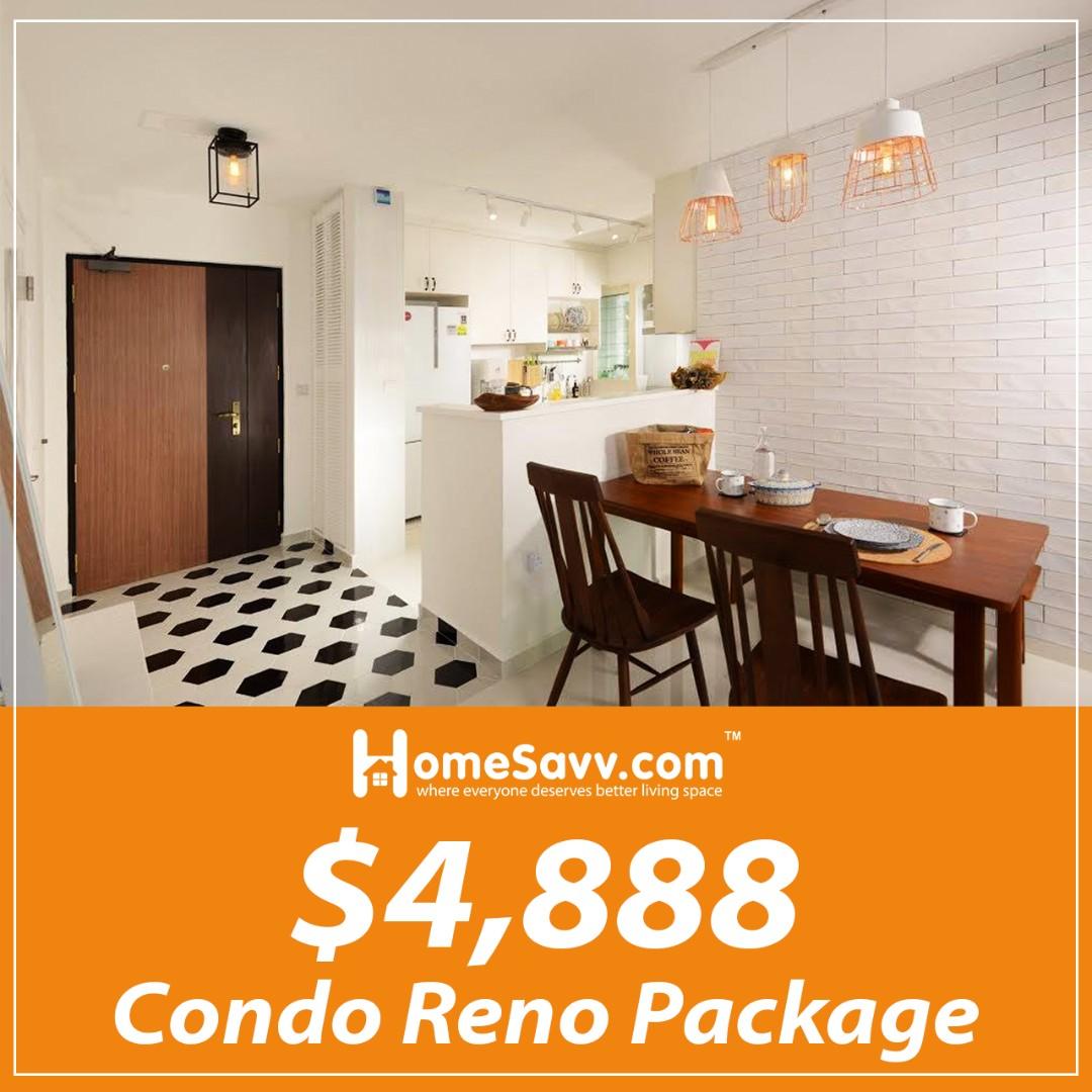Renovate Your Condo From 4 888 Win A Free Kitchen Reno Home Services Renovations On Carousell