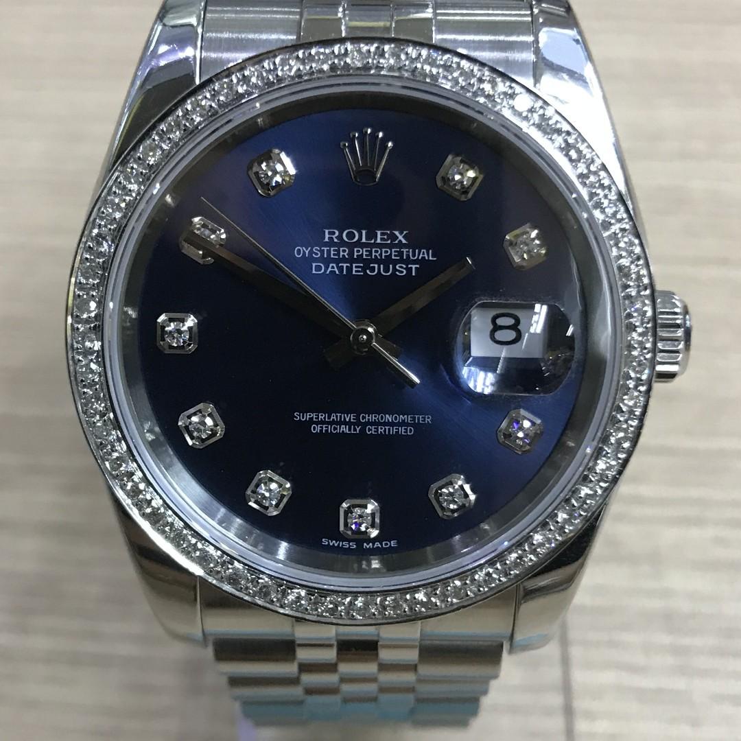 Rolex Men 116234 Diamond Watch Luxury Watches On Carousell