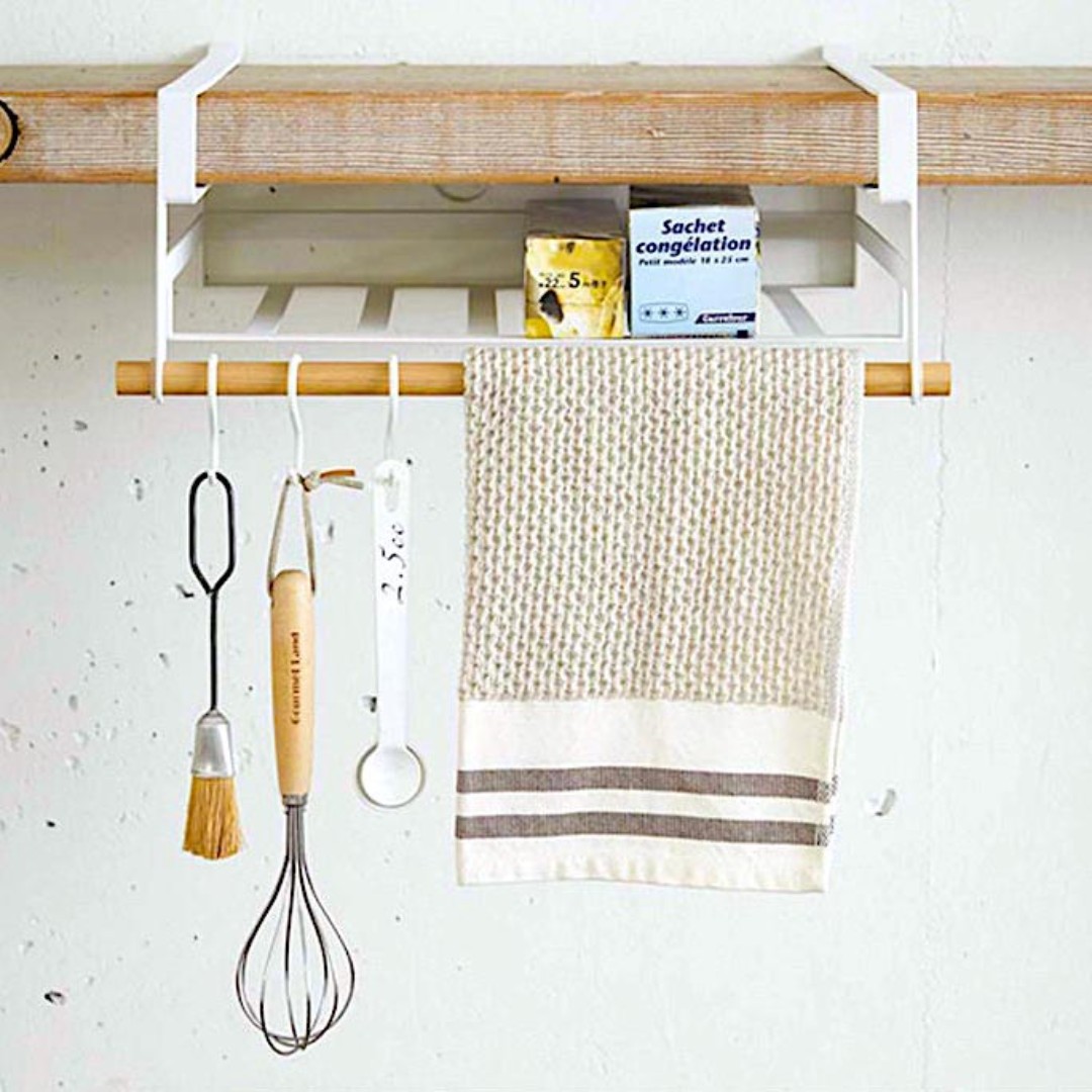 Scandinavian Cabinet Overhead Holder With Hooks Furniture Shelves Drawers On Carousell