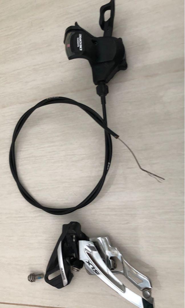 Shimano deore front derailleur and 3 speed shifter, Sports Equipment