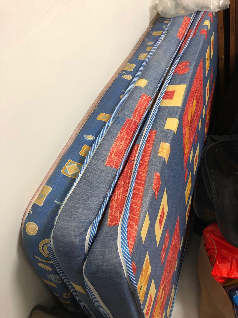 Single Mattress x2, Furniture & Home Living, Furniture, Bed Frames