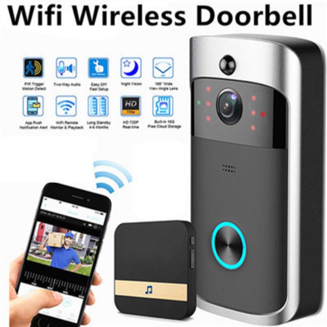 Smart Ip Video Intercom Wi Fi Video Doorbell Wifi Ring Doorbell