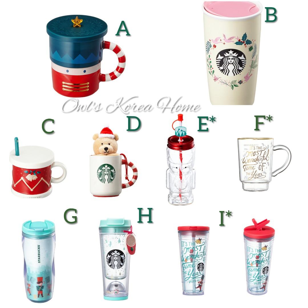 Starbucks Korea 2018 LED Lena Nutcracker Waterbottle Tumbler 473ml