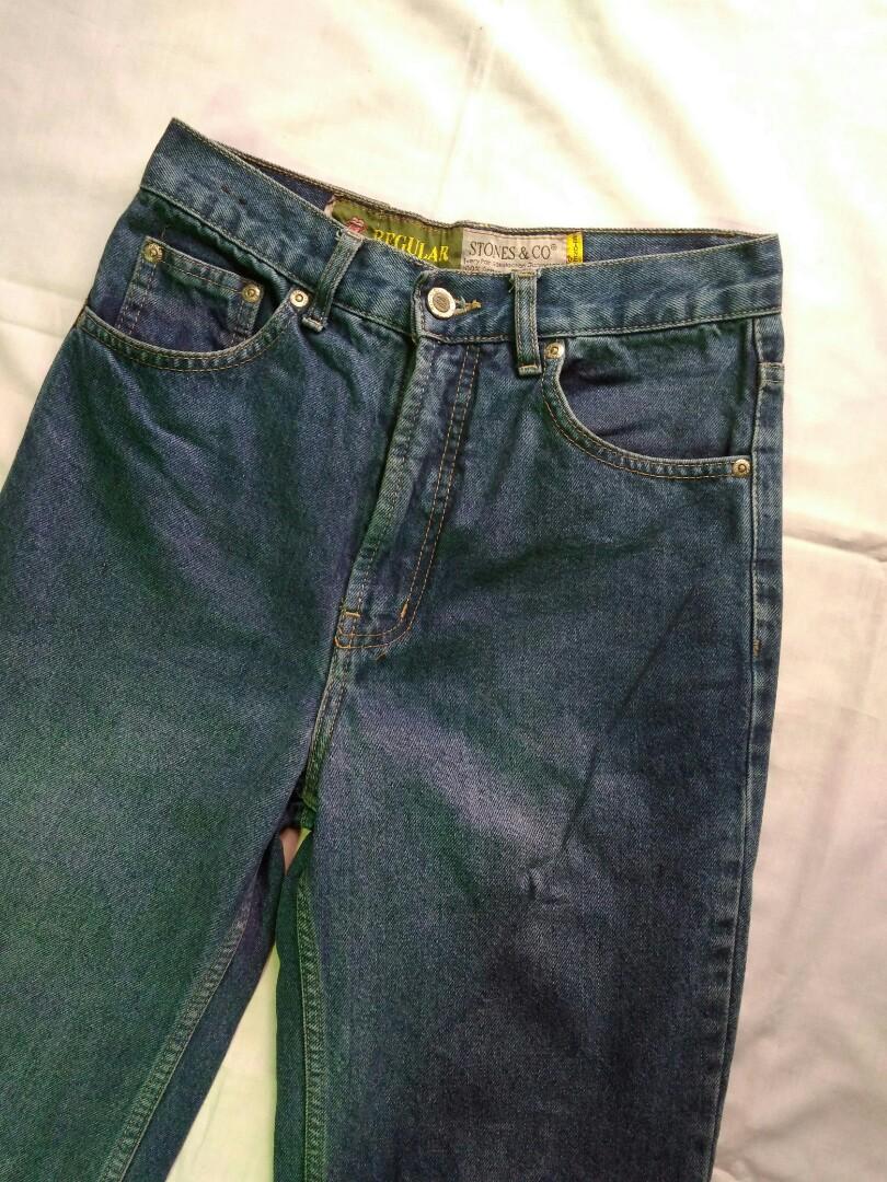 Stone \u0026 co jeans size 29, Fesyen Pria, Pakaian , Bawahan di Carousell