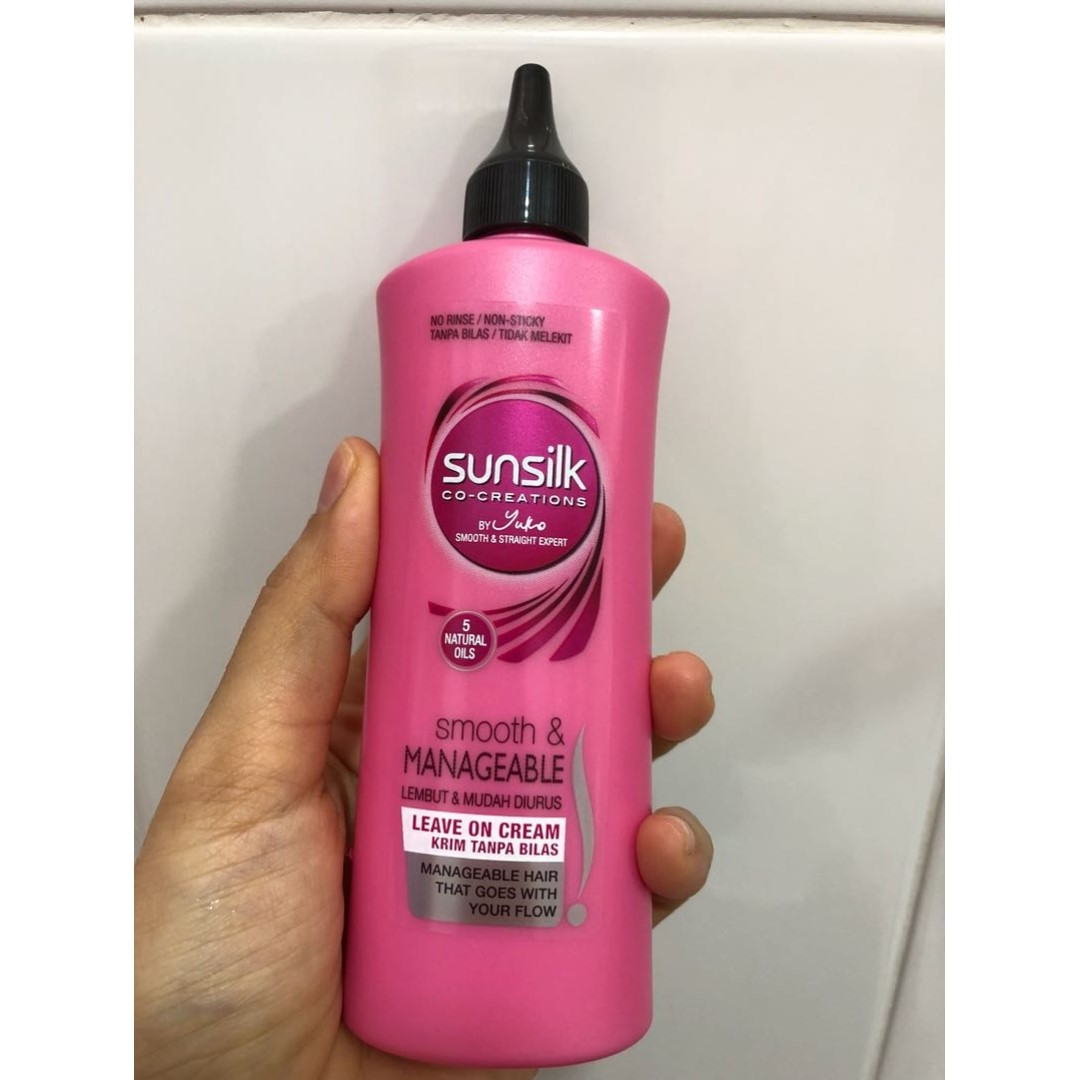 Sunsilk Leave On Hair Cream Health Beauty Hair Care On Carousell