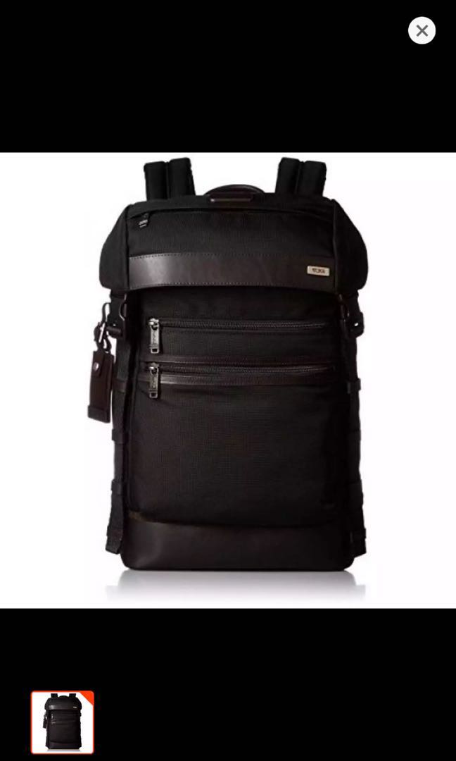 tumi flap backpack
