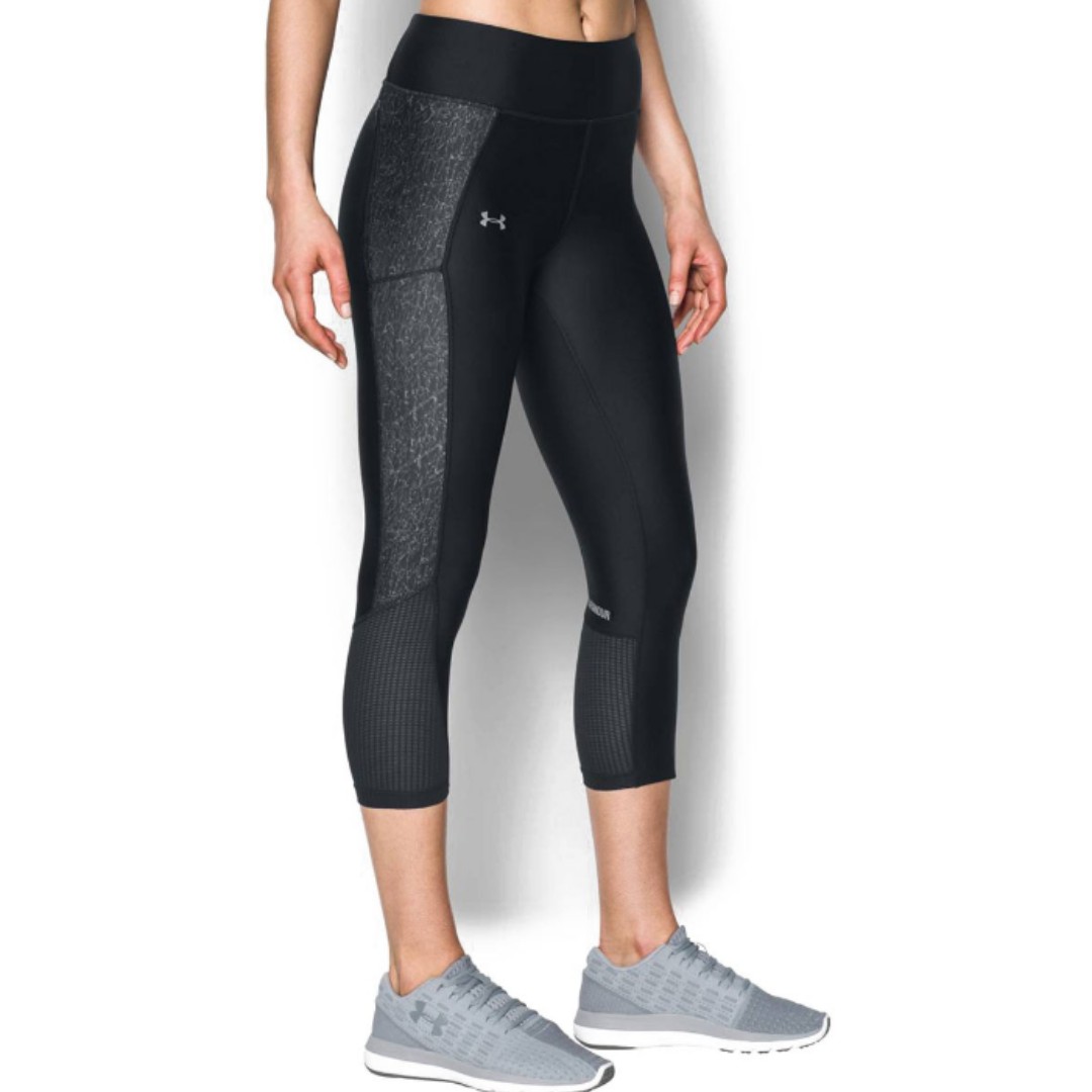 Under armour black capris shop