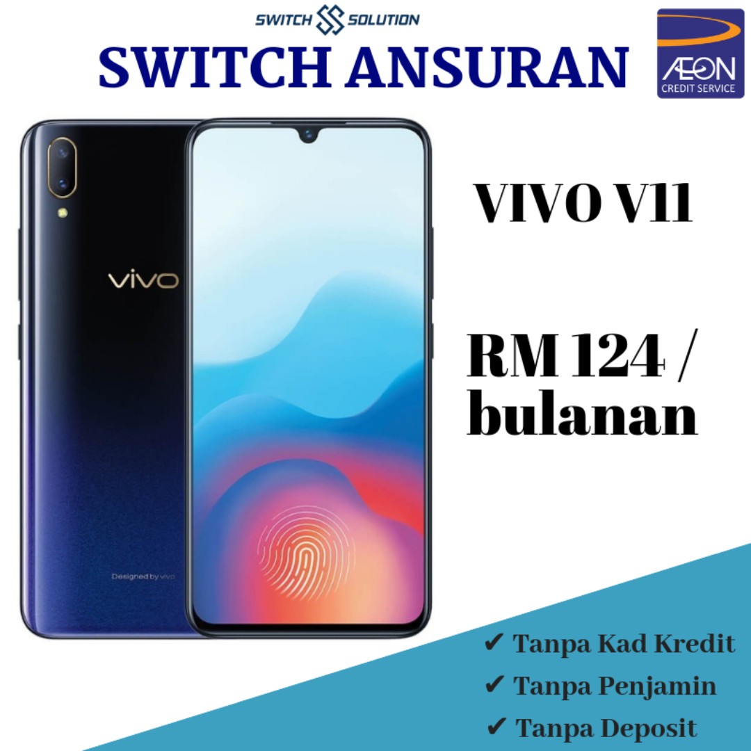 Vivo Vii 128gb Ansuran Bulanan Rm 124 Mobile Phones Tablets Others On Carousell
