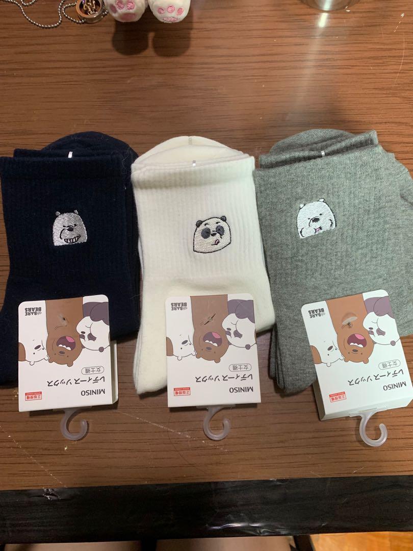 we bare bears hoodie miniso