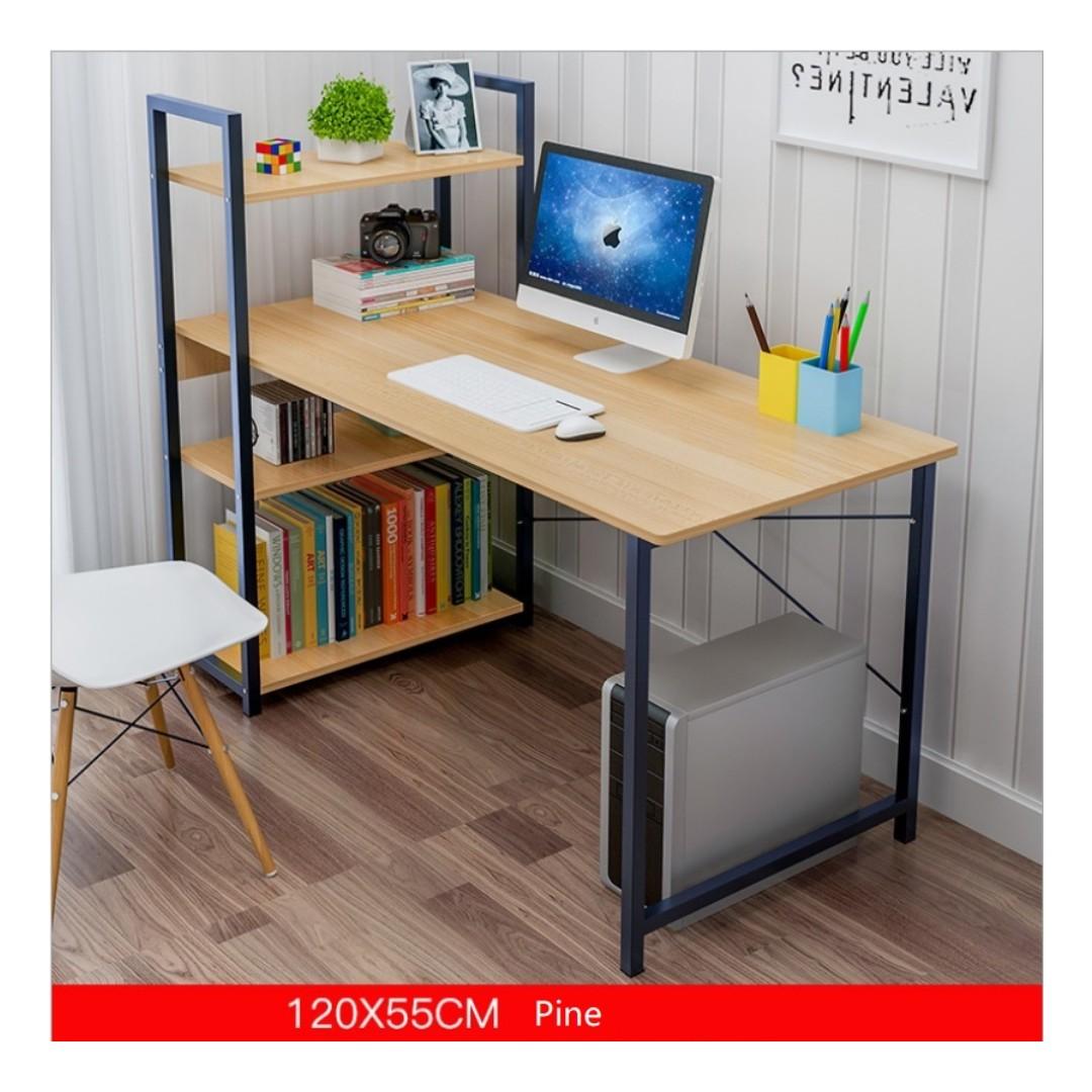 Simple desktop store computer table