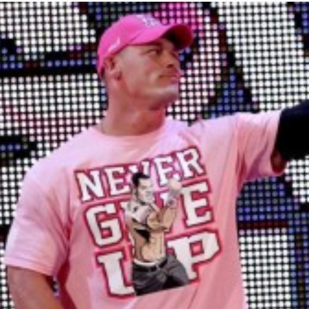 John cena deals pink t shirt