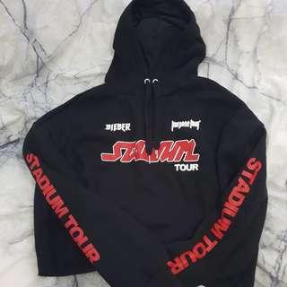 justin bieber purpose tour cropped hoodie
