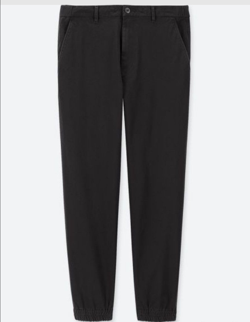 uniqlo black joggers