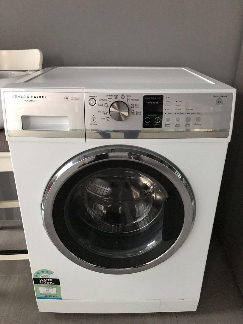 7.5kg Fisher and Paykel washing machine, TV & Home Appliances, Washing